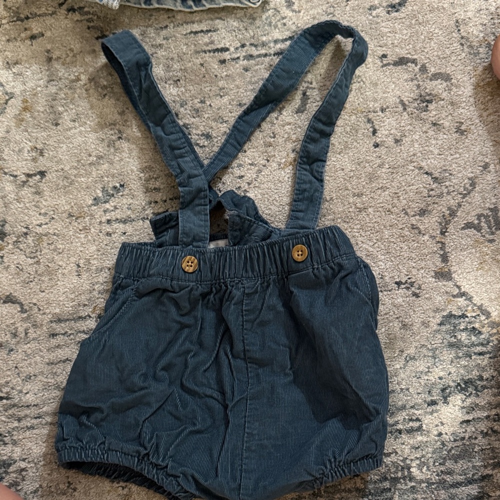 Charming Kids' Teal Overalls